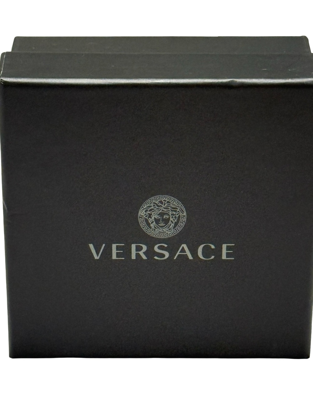Versace Gold Safety Pin Medallion Earrings - Picture 5 of 5